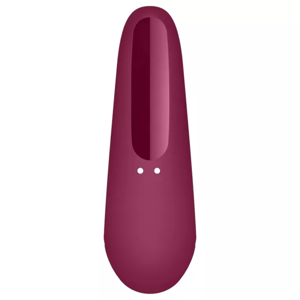 Satisfyer Curvy 1+ - okos léghullámos csiklóizgató (piros)