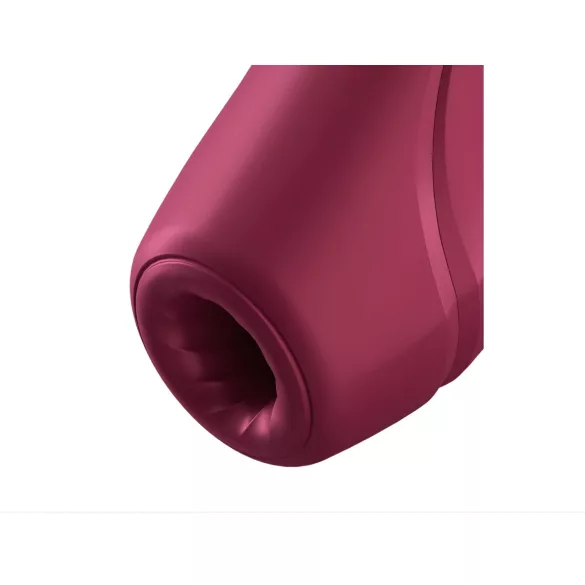 Satisfyer Curvy 1+ - okos léghullámos csiklóizgató (piros)