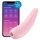 Satisfyer Curvy 2+ - okos léghullámos csiklóizgató (pink)