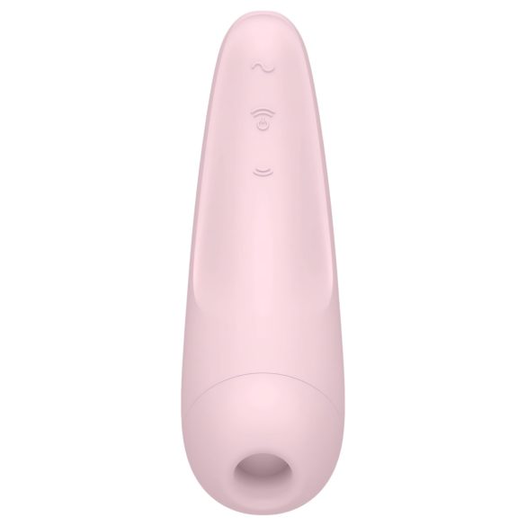 Satisfyer Curvy 2+ - okos léghullámos csiklóizgató (pink)