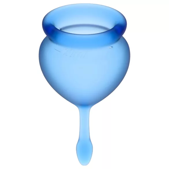 Satisfyer Feel Good - menstruációs kehely szett (kék) - 2db