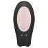 Satisfyer Double Joy - okos vízálló párvibrátor (fekete)