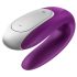 Satisfyer Double Fun - okos párvibrátor (lila)