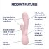 Satisfyer Mono Flex - okos vízálló vibrátor (pink)