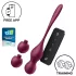 Satisfyer Love Birds Vary - App-vezérelt vibrációs gésagolyó (piros)