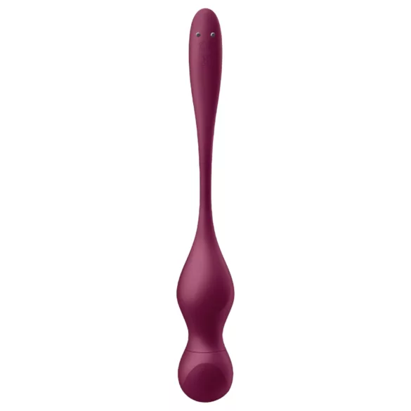 Satisfyer Love Birds Vary - App-vezérelt vibrációs gésagolyó (piros)