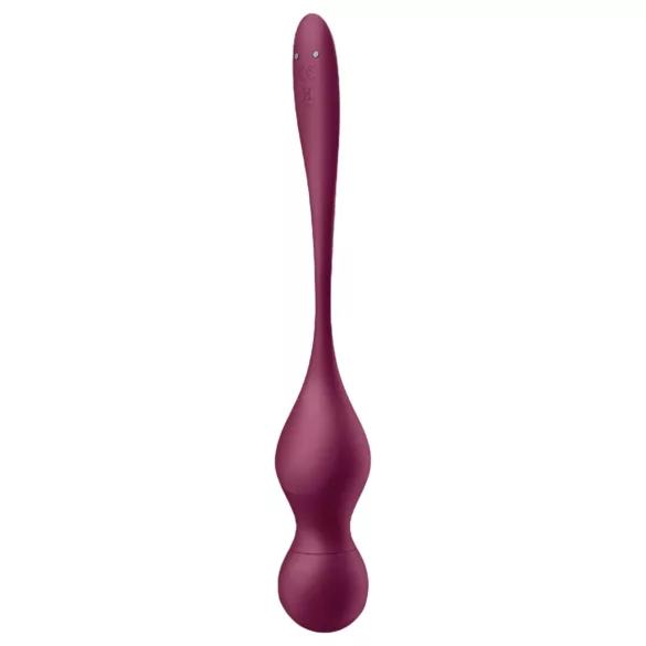Satisfyer Love Birds Vary - App-vezérelt vibrációs gésagolyó (piros)