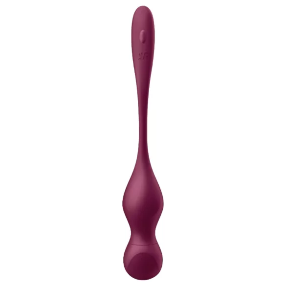 Satisfyer Love Birds Vary - App-vezérelt vibrációs gésagolyó (piros)