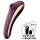 Satisfyer Dual Kiss - 2in1, hüvelyi és csikló vibrátor, csiklóizgató (lila)