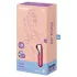 Satisfyer Dual Love - okos hüvelyi és csikló vibrátor (piros)