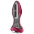 Satisfyer Rotator Plug 2 - akkus, gyöngyös anál vibrátor (piros)