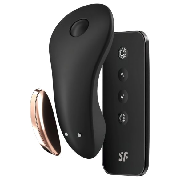 Satisfyer Little Secret - okos vízálló csikló vibrátor (fekete)