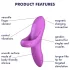Satisfyer Bold Lover - akkus vízálló ujjvibrátor nőknek és (pink)