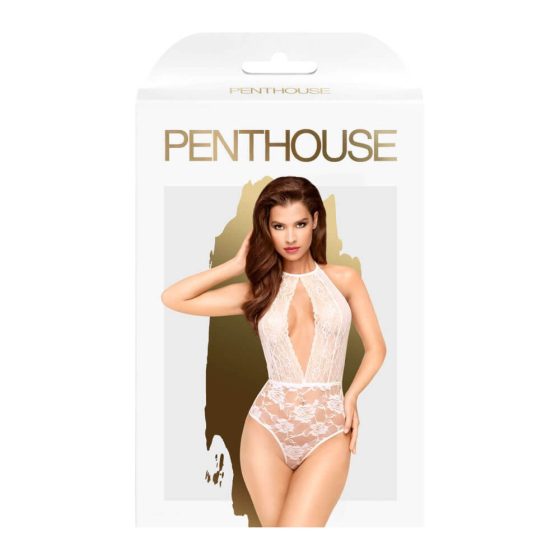Penthouse Toxic Powder - nyakpántos body (fehér)