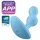 Satisfyer Deep Diver – App-vezérelt análvibrátor (kék)