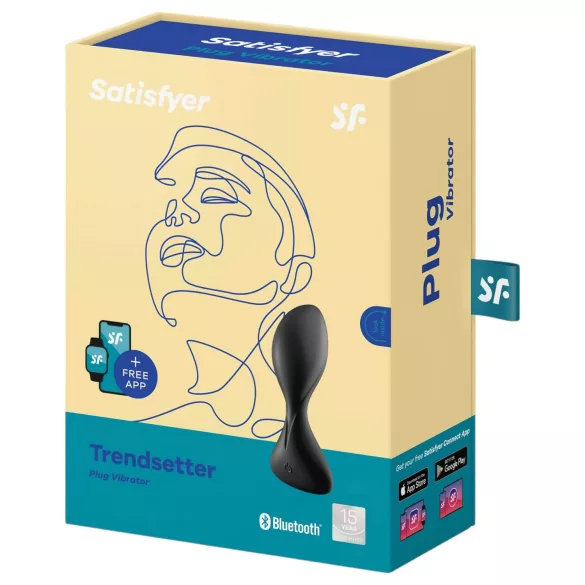 Satisfyer Trendsetter - app-vezérelt anál vibrátor (fekete)