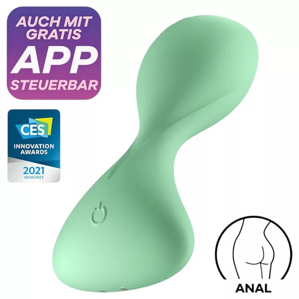Satisfyer Trendsetter - app-vezérelt anál vibrátor (zöld)