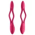 Satisfyer Elastic Joy - akkus, flexibilis párvibrátor (piros)