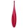 Satisfyer Twirling Fun - akkus, vízálló csikló vibrátor (piros)