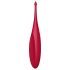 Satisfyer Twirling Fun - akkus, vízálló csikló vibrátor (piros)