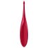 Satisfyer Twirling Fun - akkus, vízálló csikló vibrátor (piros)