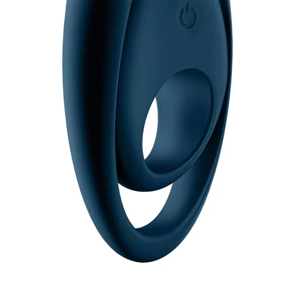 Satisfyer Glorious Duo - vibrációs péniszgyűrű (kék)