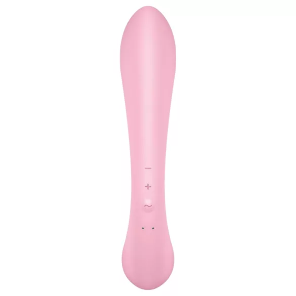 Satisfyer Triple Oh - akkus, csiklókaros vibrátor (pink)