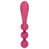 Satisfyer Tri Ball 1 - akkus, multifunkciós vibrátor (piros)