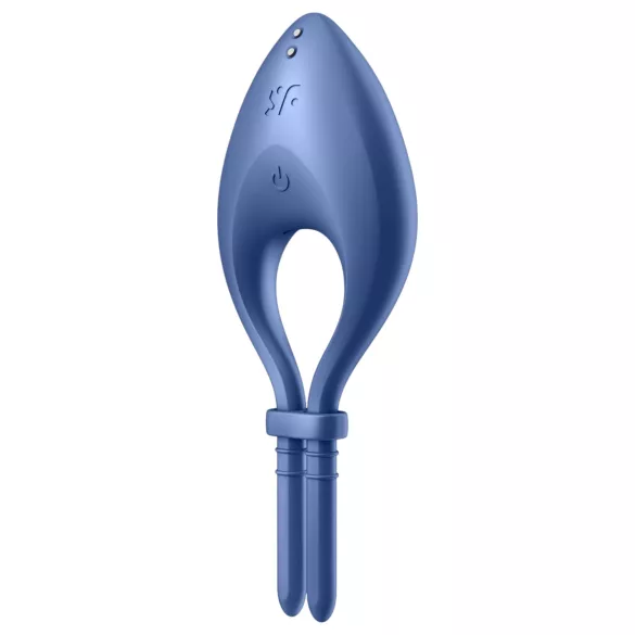 Satisfyer Bullseye - okos vibrációs péniszgyűrű (kék)