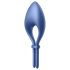 Satisfyer Bullseye - okos vibrációs péniszgyűrű (kék)