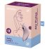 Satisfyer Vulva Lover 1 - léghullámos csikló vibrátor (viola)