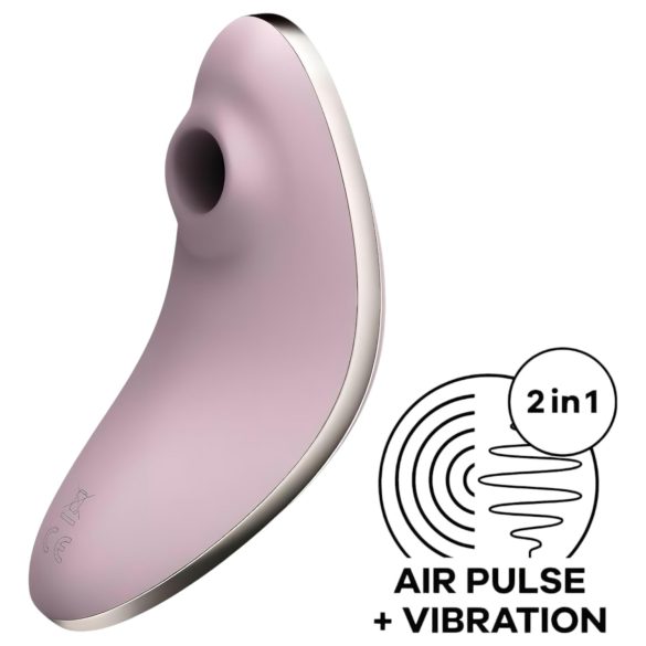 Satisfyer Vulva Lover 1 - léghullámos csikló vibrátor (viola)