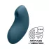 Satisfyer Vulva Lover 2 - akkus léghullámos csikló vibrátor (kék)