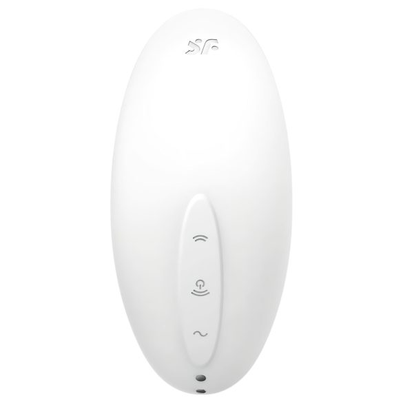 Satisfyer Vulva Lover 2 - léghullámos csikló vibrátor (fehér)
