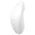 Satisfyer Vulva Lover 2 - léghullámos csikló vibrátor (fehér)