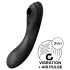Satisfyer Curvy Trinity 4 - léghullámos 2in1 vibrátor (fekete)