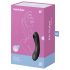 Satisfyer Curvy Trinity 4 - léghullámos 2in1 vibrátor (fekete)