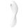 Satisfyer Curvy Trinity 5+ - okos 2in1 vibrátor (fehér)