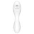 Satisfyer Curvy Trinity 5+ - okos 2in1 vibrátor (fehér)