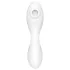 Satisfyer Curvy Trinity 5+ - okos 2in1 vibrátor (fehér)
