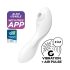 Satisfyer Curvy Trinity 5+ - okos 2in1 vibrátor (fehér)