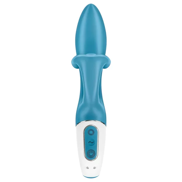 Satisfyer Embrace Me - akkus, csiklókaros vibrátor (türkiz)