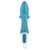Satisfyer Embrace Me - akkus, csiklókaros vibrátor (türkiz)
