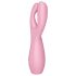 Satisfyer Threesome 3 - akkus csikló vibrátor (pink)