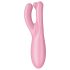 Satisfyer Threesome 4 - okos csikló vibrátor (pink)