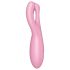 Satisfyer Threesome 4 - okos csikló vibrátor (pink)