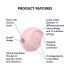 Satisfyer Sugar Rush - léghullámos csikló vibrátor (pink)