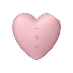   Satisfyer Cutie Heart - akkus léghullámos csiklóvibrátor (pink)