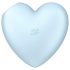 Satisfyer Cutie Heart - akkus léghullámos csikló vibrátor (kék)