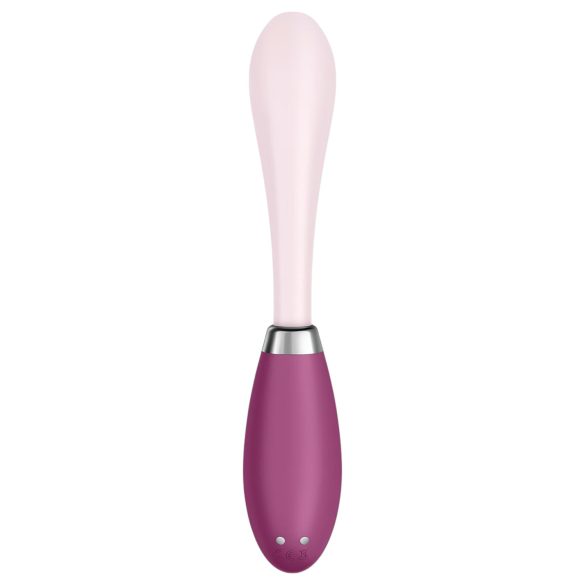Satisfyer G-Spot Flex 3 - akkus G-pont vibrátor (pink-vörös)